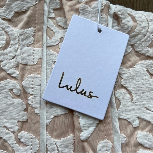 Lulu’s Hold My Heart Forever Embroidered Strapless Wedding Dress - Picture 4 of 10